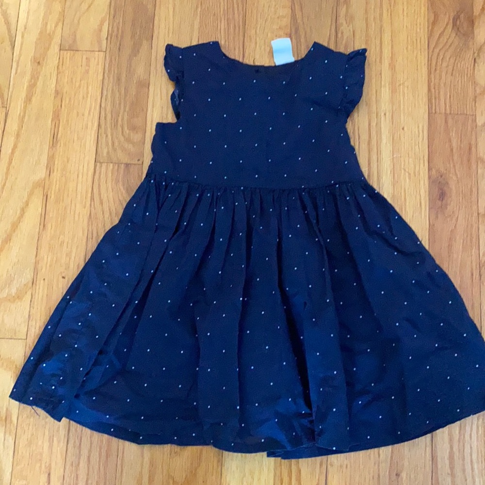 H & M Blue Polka Dot Dress size 18 months